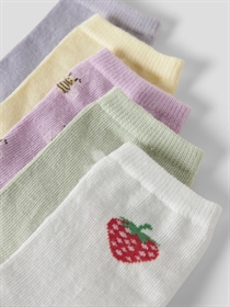 NAME IT 5-Pak Strømper Vinni Lavender Fog